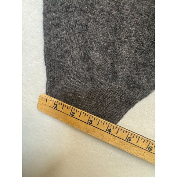 Alan Flusser Gray 100% Cashmere Full Zip Cardigan Sweater XXL Mens - Picture 5 of 8